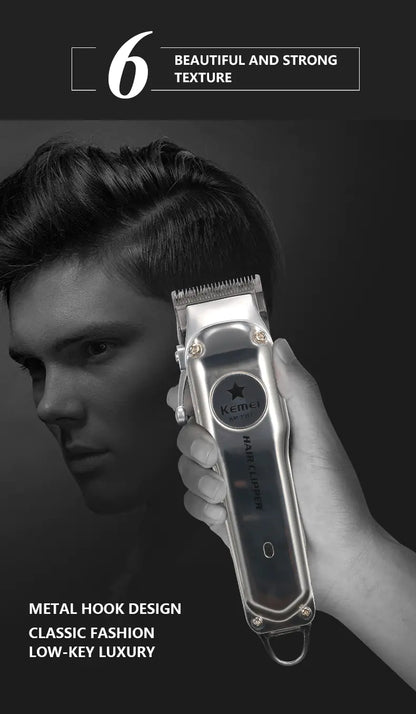 Kemei Electric Hair Clipper – Unlock Precision Grooming with Pro-Grade Power