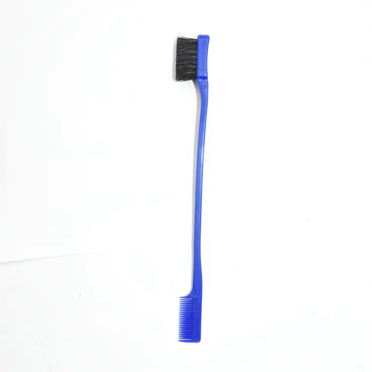 Double-Ended Toothbrush Style Eyebrow and Hair Brush