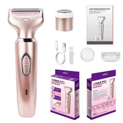 Ensemble épilateur et rasoir électrique pour femme