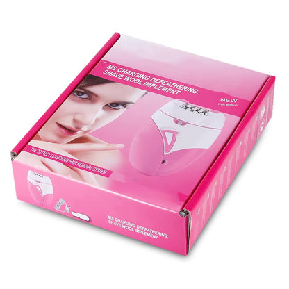 Épilateur électrique Smooth Glide pour femme, 2 vitesses et lumière LED