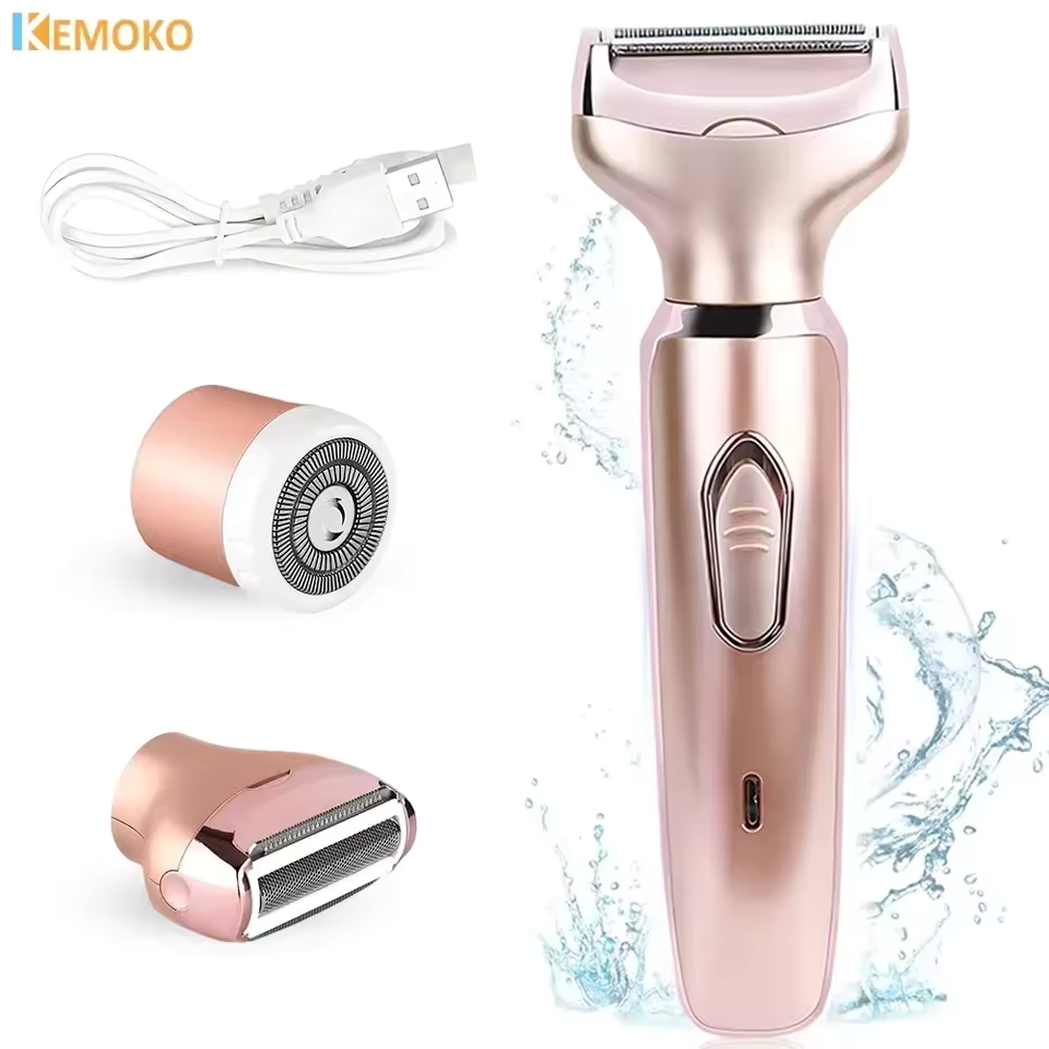 Ensemble épilateur et rasoir électrique pour femme