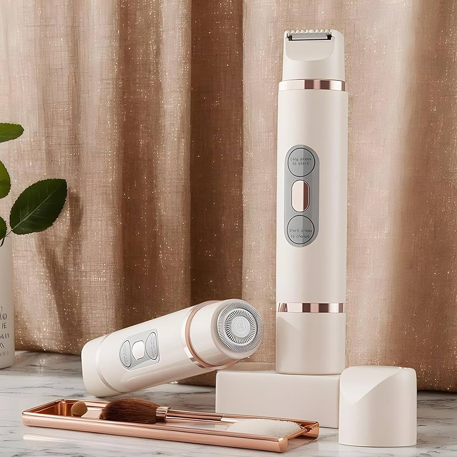 Rasoir électrique à double tête indolore