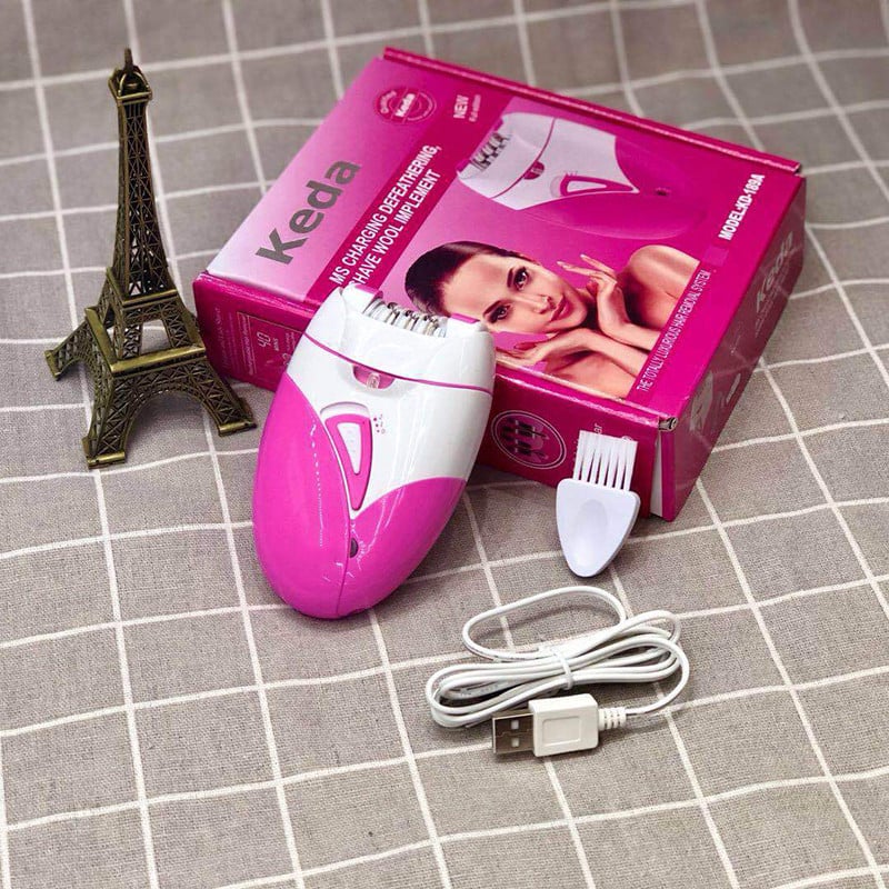 Épilateur électrique Smooth Glide pour femme, 2 vitesses et lumière LED