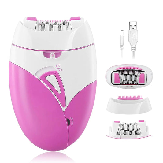 Épilateur électrique Smooth Glide pour femme, 2 vitesses et lumière LED