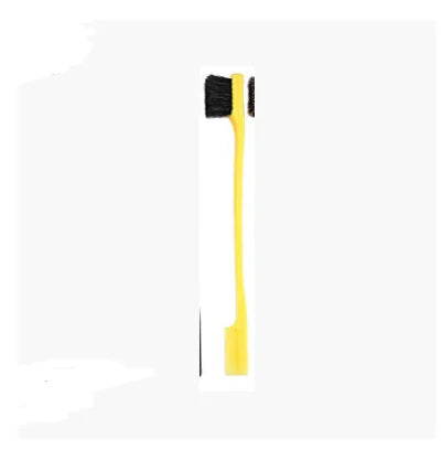 Double-Ended Toothbrush Style Eyebrow and Hair Brush