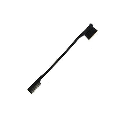 Double-Ended Toothbrush Style Eyebrow and Hair Brush